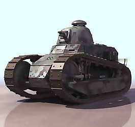 坦克兵器3D模型素材10
