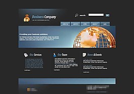 商务理财企业网站CSS模板