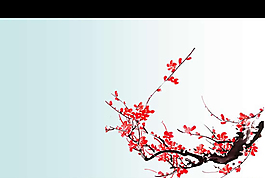 国画梅花ppt