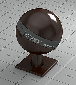 vray深棕色木地板材质