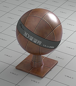 vray棕色地砖材质