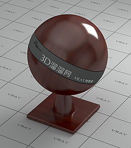 vray深棕色木头材质