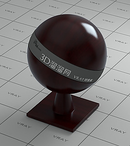 vray深棕色木头材质