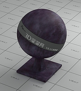 vray紫色皮革材质
