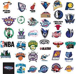 NBA篮球队矢量标志