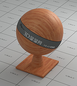 vray浅红色木头材质