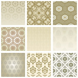 古典花纹背景矢量图