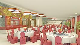 中式餐厅效果图