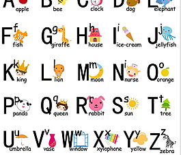 儿童简单字母表免费下载
