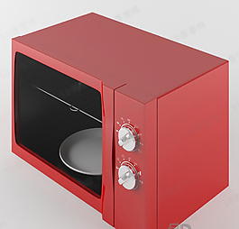 3D微波炉模型