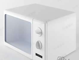 3D微波炉模型