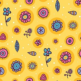 花纹背景矢量图