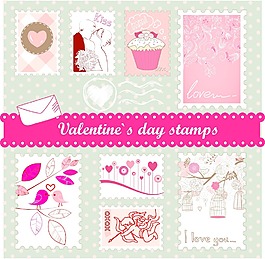 情人节邮票集`