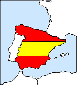 西班牙（地图和标志）
