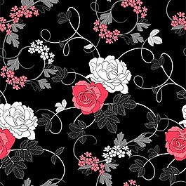 花纹背景矢量图