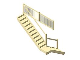 楼梯partida CON台地