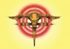 颅骨交叉矢量图形