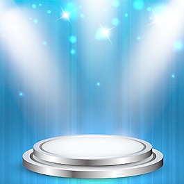 摘要舞台的聚光