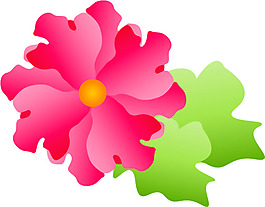 彩色矢量的花
