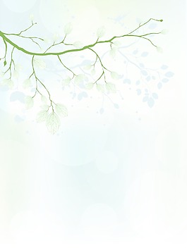 春天背景矢量插画