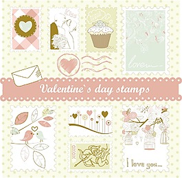 情人节邮票集`