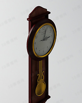 3D摆钟模型