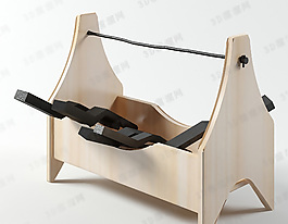 3D壁炉构件模型