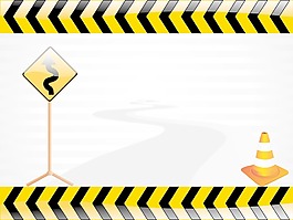 向量的道路标志的说明