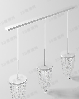 3D餐厅吊灯模型