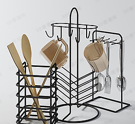 3D厨房挂件模型