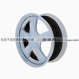 3D钢圈模型