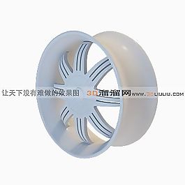 3D钢圈模型