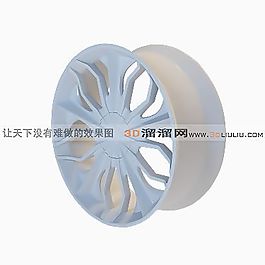3D钢圈模型