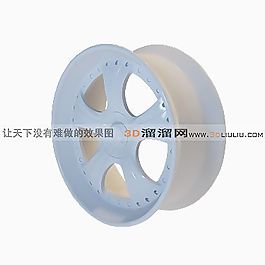 3D钢圈模型