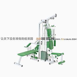 3D健身器模型