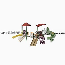 3D滑滑梯模型