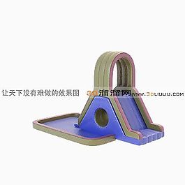 3D滑滑梯模型