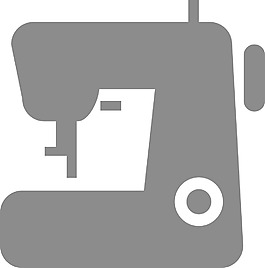 缝纫机的符号图标