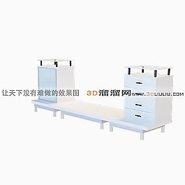 3D电视柜模型