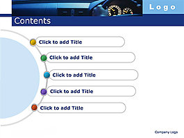 汽车背景ppt模板