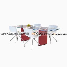 3D餐桌模型