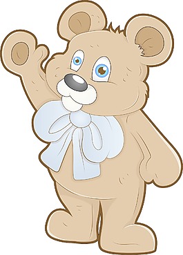 泰迪熊的卡通人物