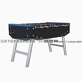 3D足球桌模型