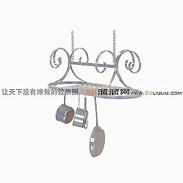 3D厨房用具模型