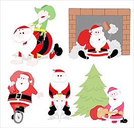 圣诞老人矢量