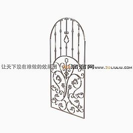 3D镂花窗模型