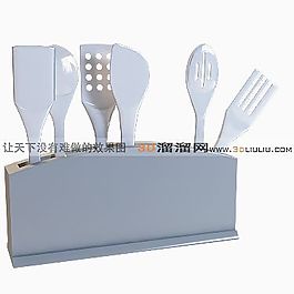 3D厨房用具模型