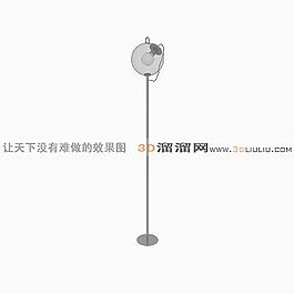 3D落地灯模型
