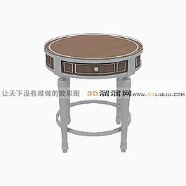 3D圆桌模型