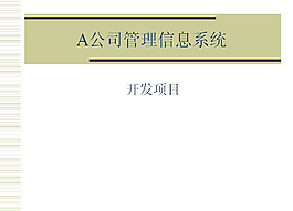 公司管理工作报告PPT模板